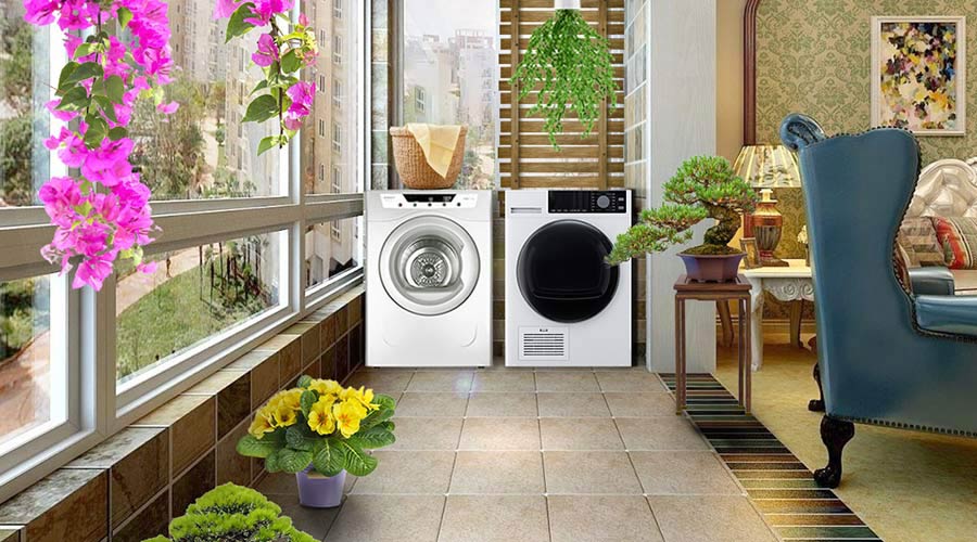 家居陽(yáng)臺晾曬衣物不干怎么辦，衣物烘干機來(lái)解決！