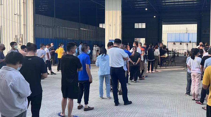 支援防疫是責任！金環(huán)電器助力鶴山核酸檢測