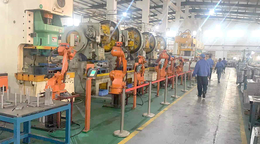 揭秘金環(huán)電器滾筒干衣機沖壓自動(dòng)化生產(chǎn)是如何進(jìn)行的？