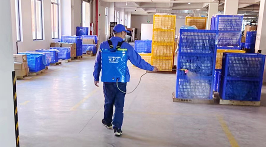 健康和安全放首位！金環(huán)電器全面開(kāi)展工廠(chǎng)除菌工作