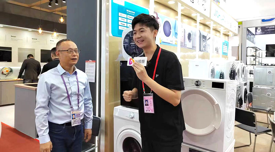 廣交會(huì )熱點(diǎn)！央視、新華網(wǎng)等媒體聚焦金環(huán)電器滾筒干衣機