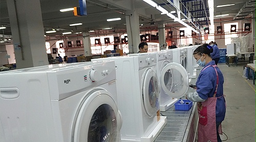 年底繁忙！金環(huán)電器全力保障英國Argos客戶(hù)滾筒干衣機生產(chǎn)